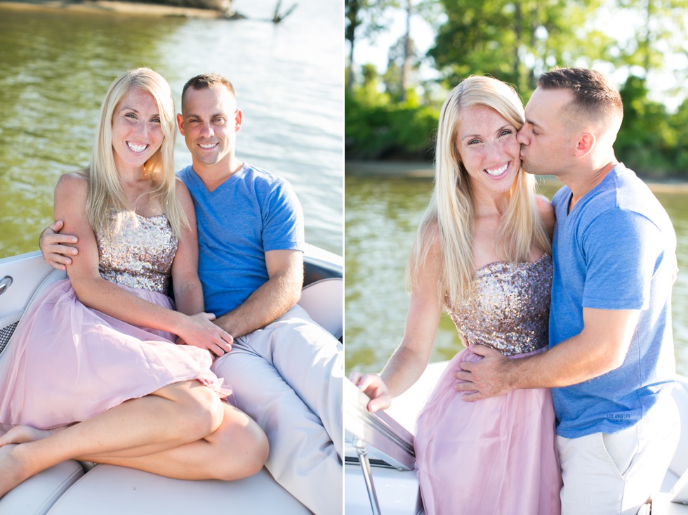 Rhodes River Island - Power Boat Engagement Photographer