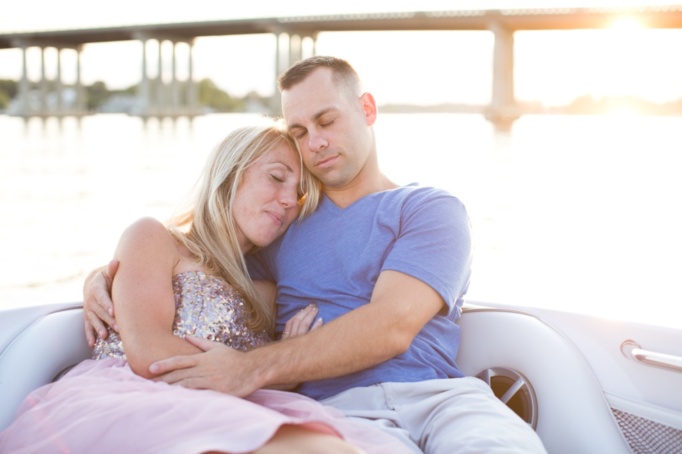 Sunset Boat Engagement Photographer