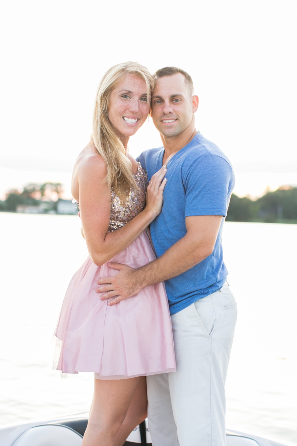 Sunset Boat Engagement Photographer