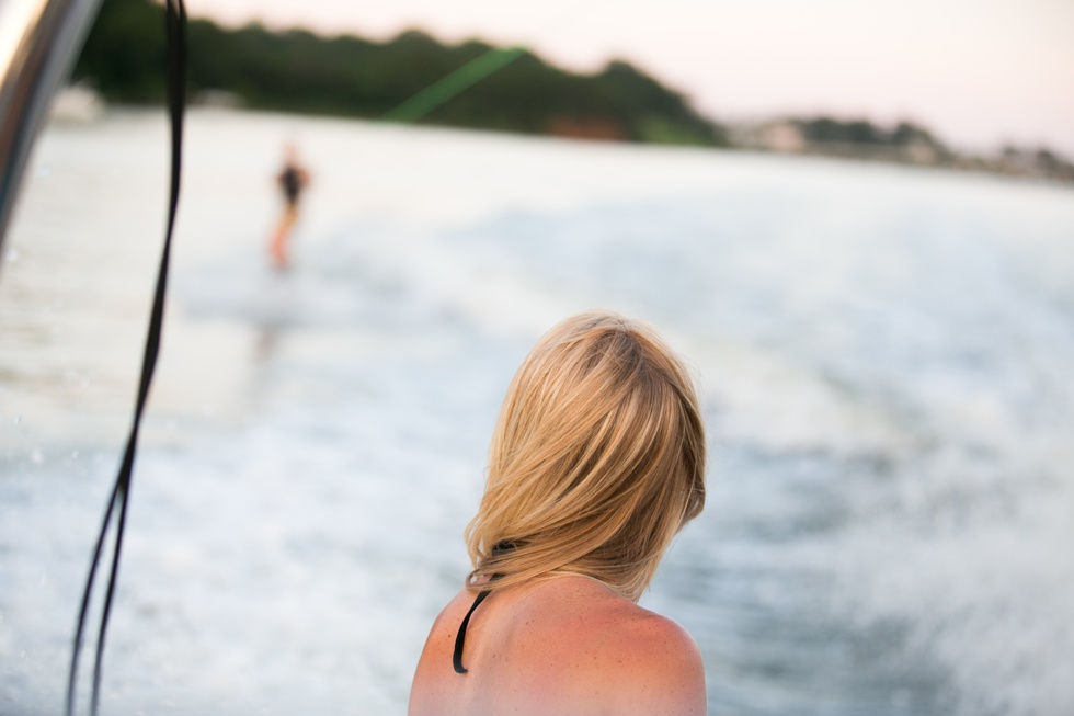 Power Boat Wakeboarding Engagement Session