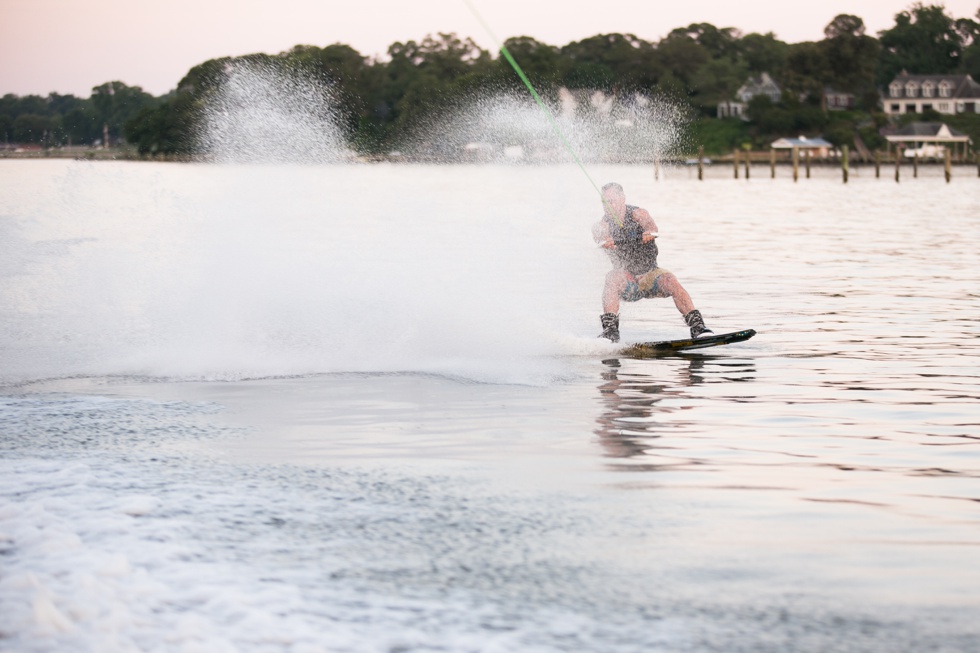 Power Boat Wakeboarding Engagement Session