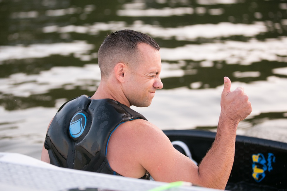 Power Boat Wakeboarding Engagement Session