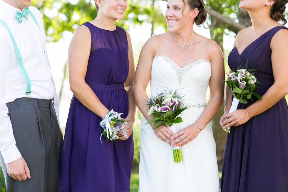 Two Brides First Look - Annapolis Wedding Photographer