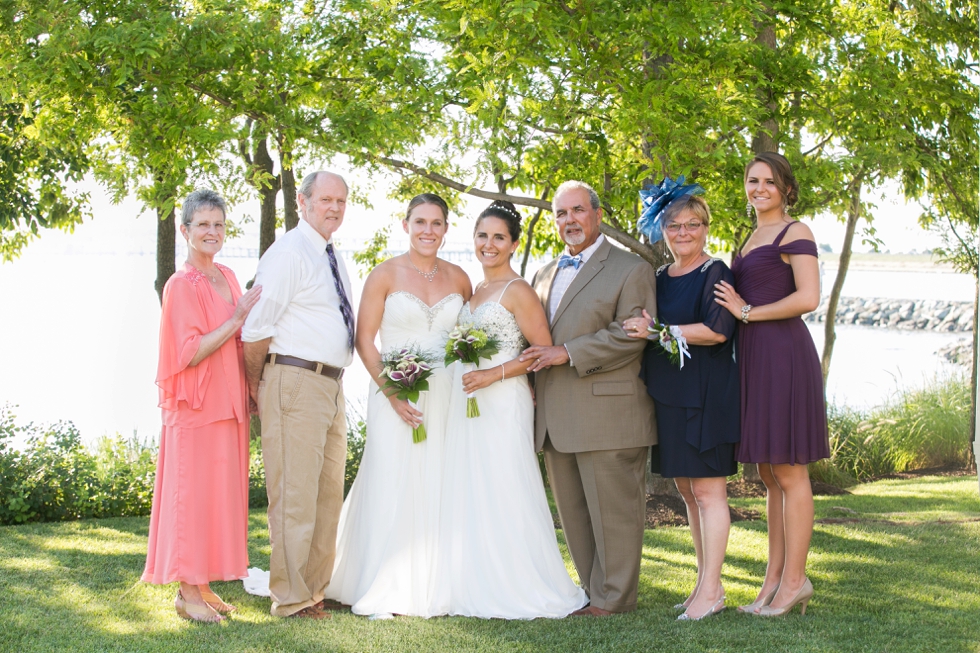 Shore Wedding Photographer - Two Brides Wedding Party