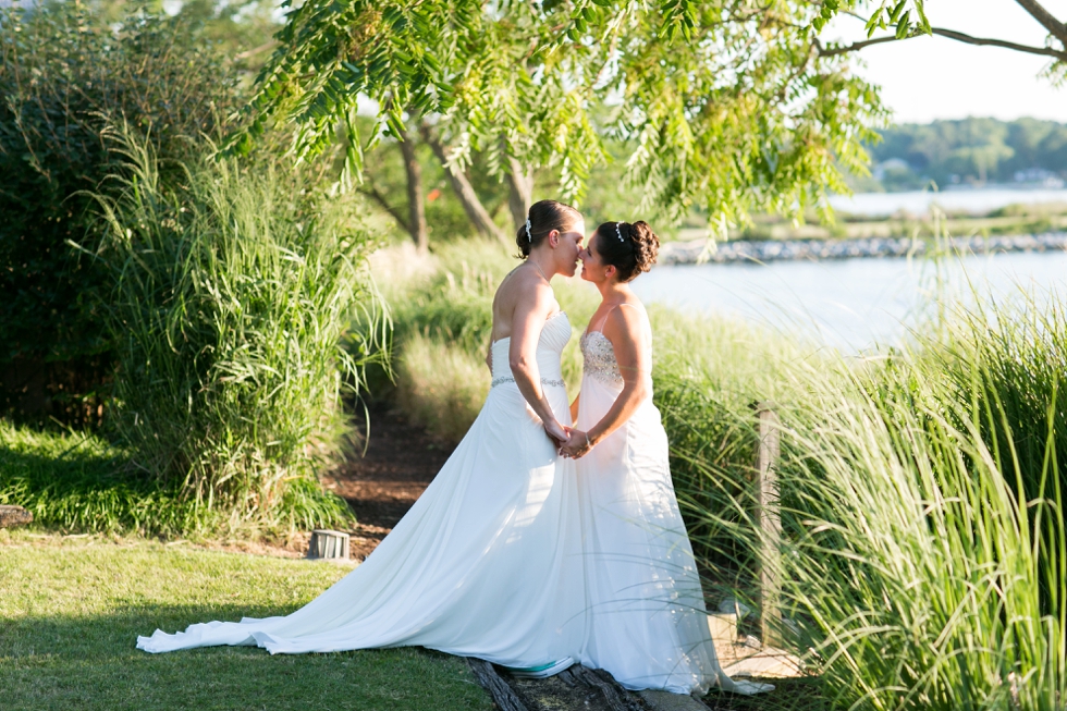 Two Brides Beach Wedding - Philadelphia LGBT Wedding Photographer