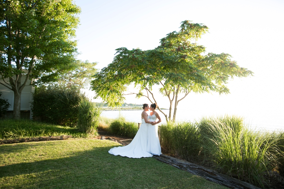 Two Brides Beach Wedding - Philadelphia LGBT Wedding Photographer