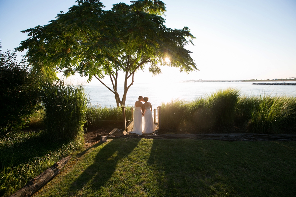 Two Brides Beach Wedding - Philadelphia LGBT Wedding Photographer