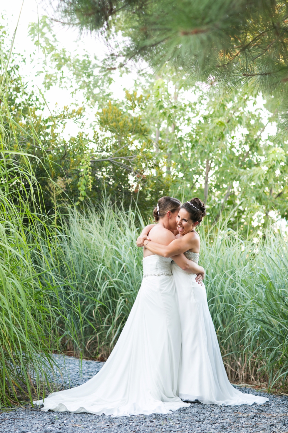 Two Brides Beach Wedding - Annapolis LGBT Wedding Photographer