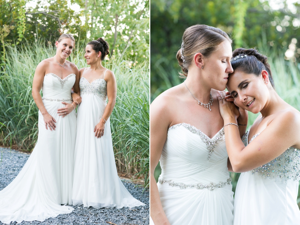 Two Brides Beach Wedding - Annapolis LGBT Wedding Photographer