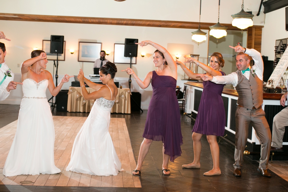 Two Brides First Dance - Chesapeake Bay Beach Club Wedding Photographer 