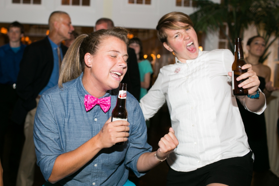 Two Brides First Dance - Chesapeake Bay Beach Club Wedding Photographer 