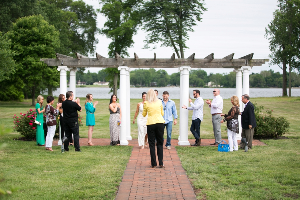 Philadelphia wedding rehearsal at Pen Ryn Estate