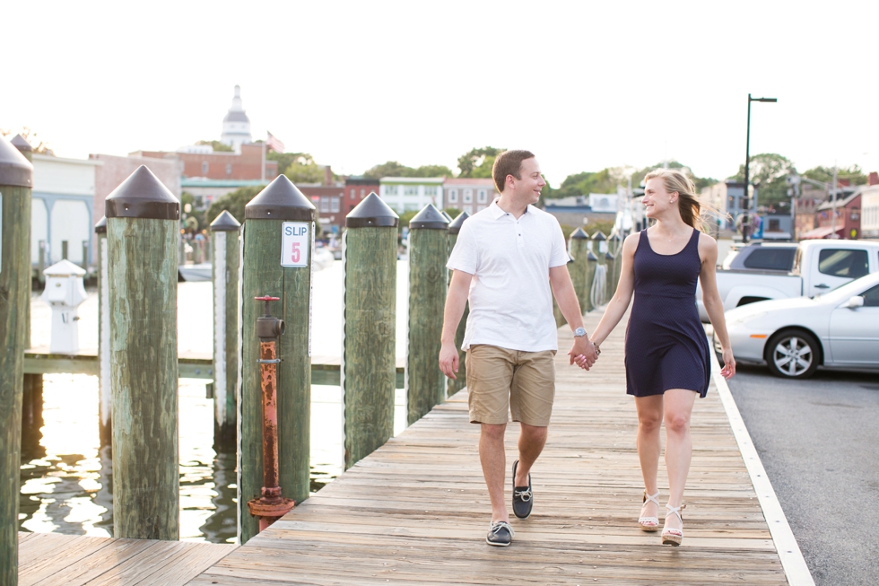 Annapolis City Dock Engagement Session