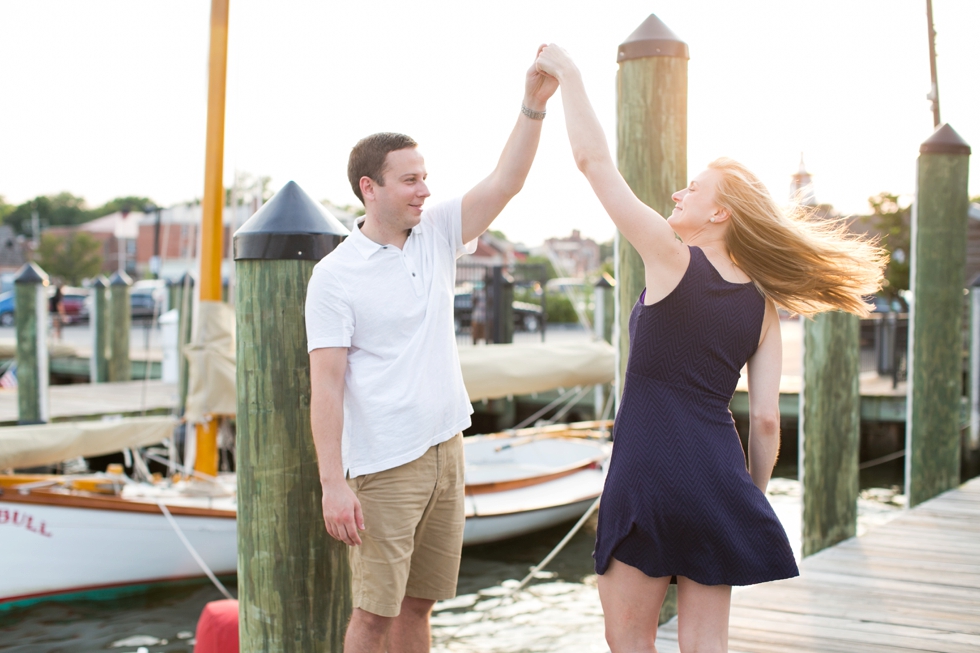 Annapolis, MD City Dock Engagement Session