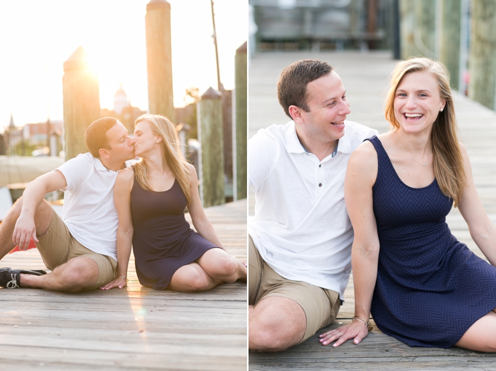 Annapolis, MD City Dock Engagement Session