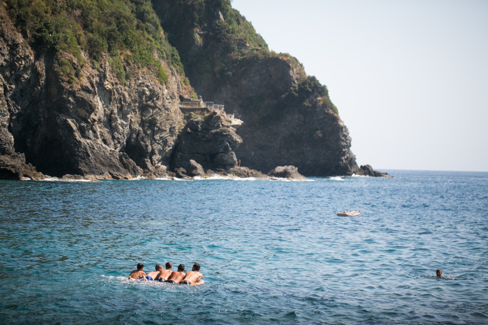 Cinque Terre Riomaggiore - rock Beach