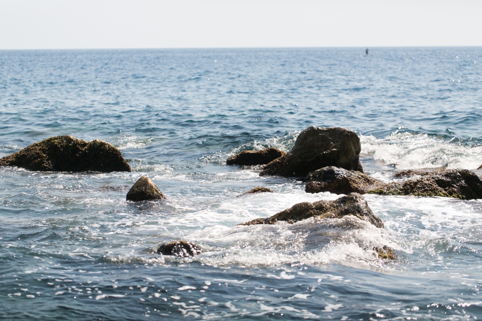 Cinque Terre Riomaggiore - rock Beach