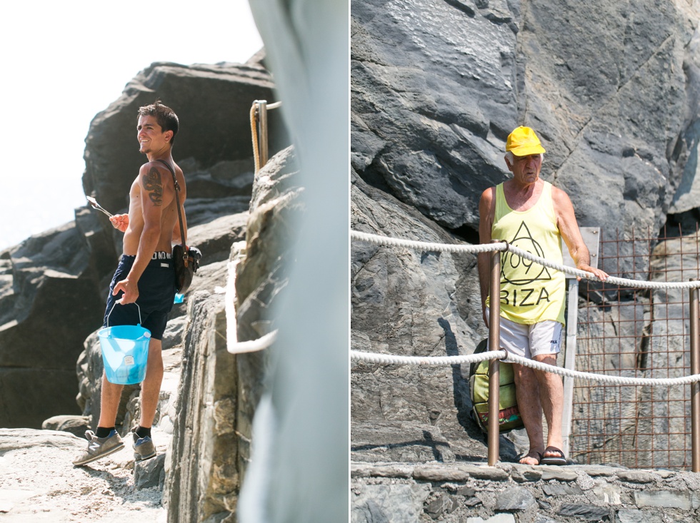 Cinque Terre Riomaggiore - rock Beach