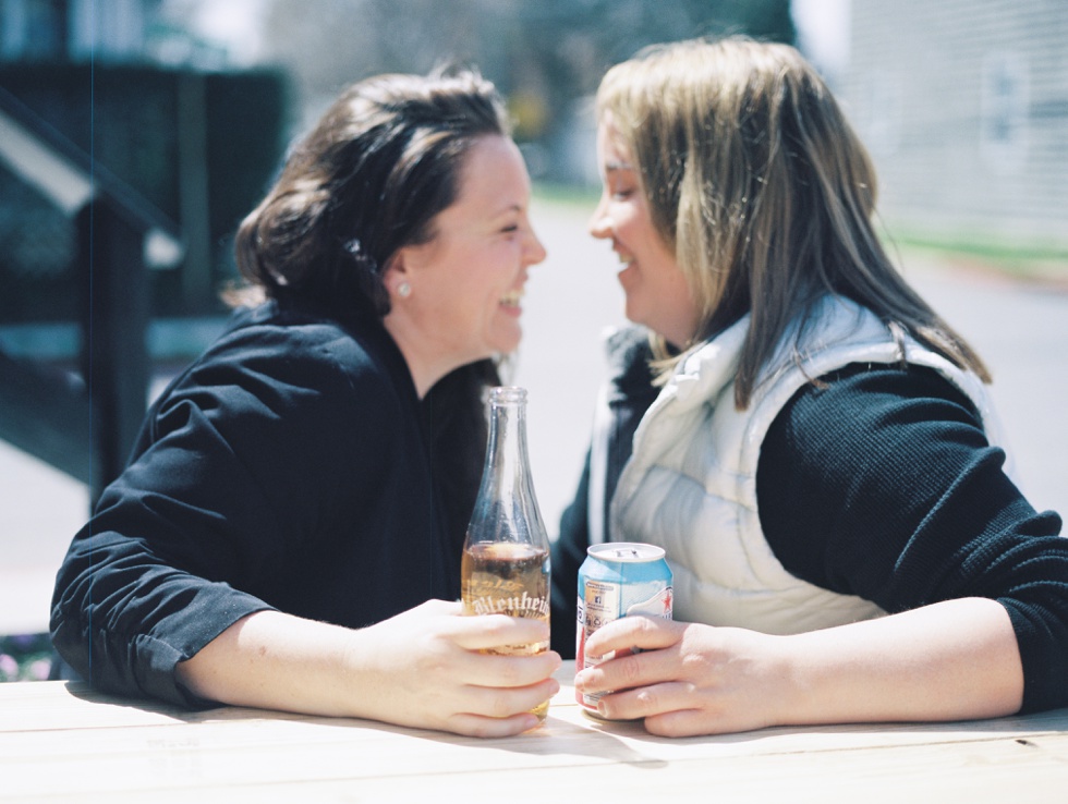 Maritime Lesbian Couple Photographer - Personal Portrait on film