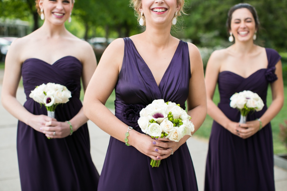 Philadelphia Museum of Art Garden Wedding Party