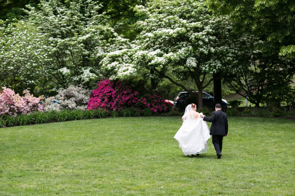 Philadelphia Museum of Art Garden Wedding Party