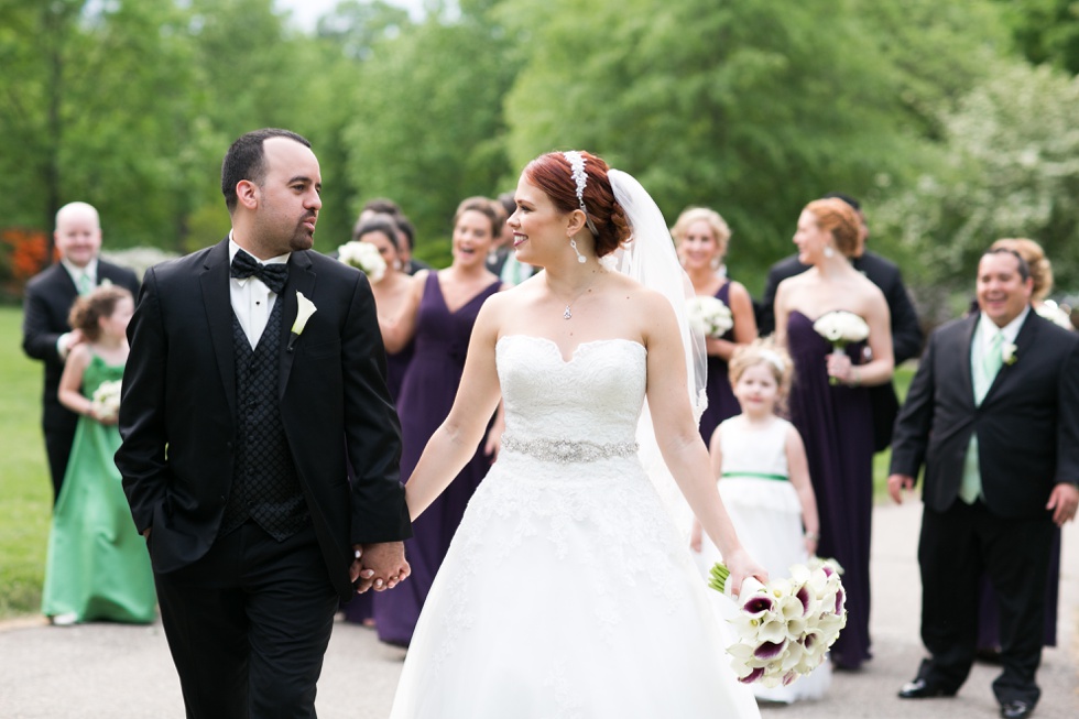 Philadelphia Museum of Art Garden Wedding Photography