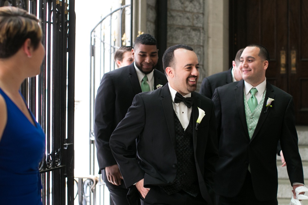 Philadelphia St. John the Evangelist Groomsmen Portrait