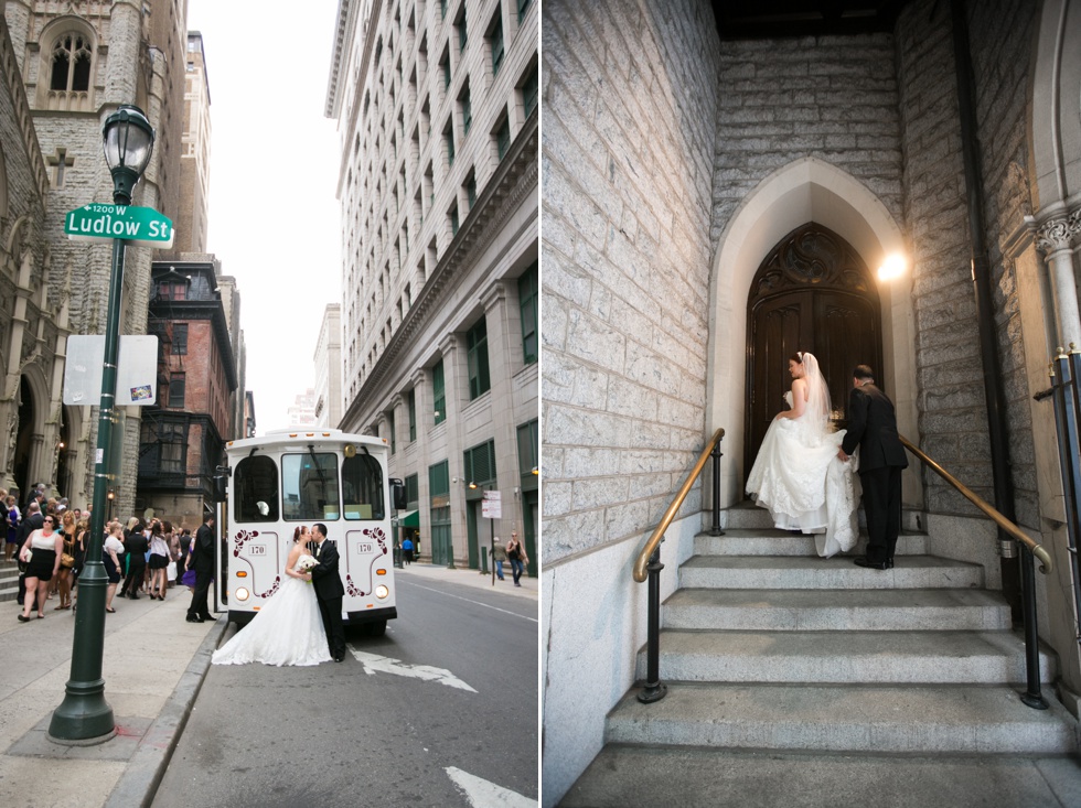 Philadelphia St. John the Evangelist Wedding Photographer - Philadelphia Trolley Works