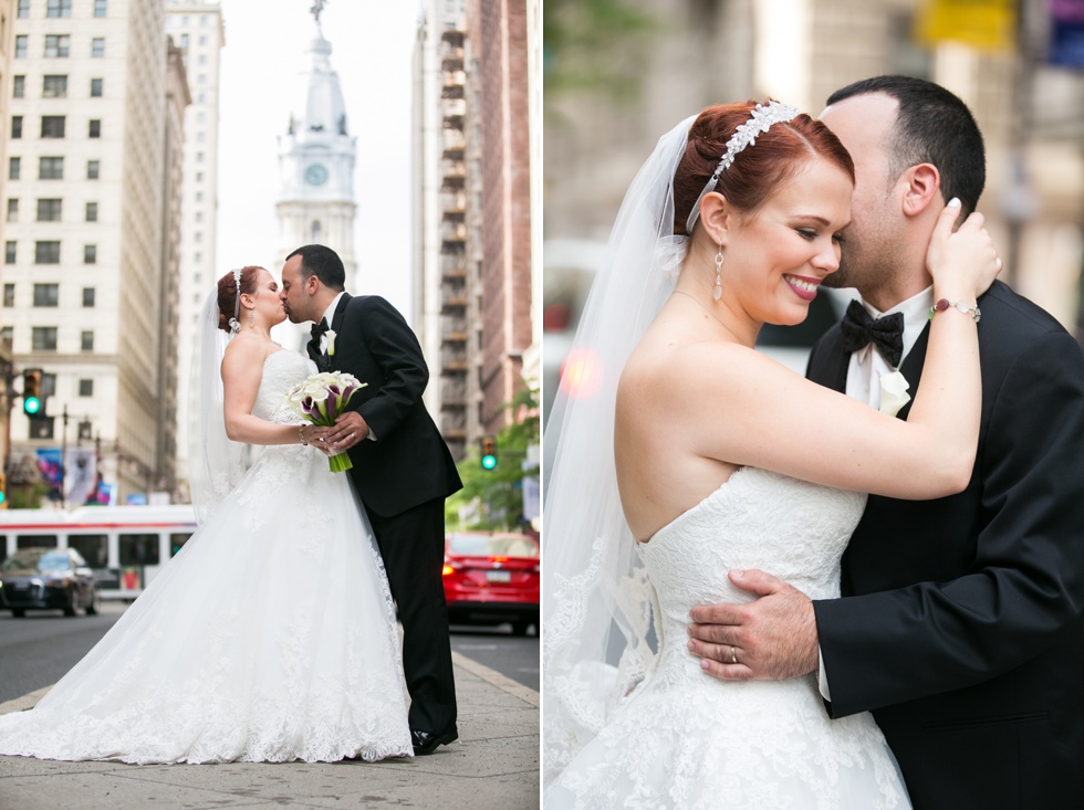 Broad Street Philadelphia - City Hall Wedding Photographer