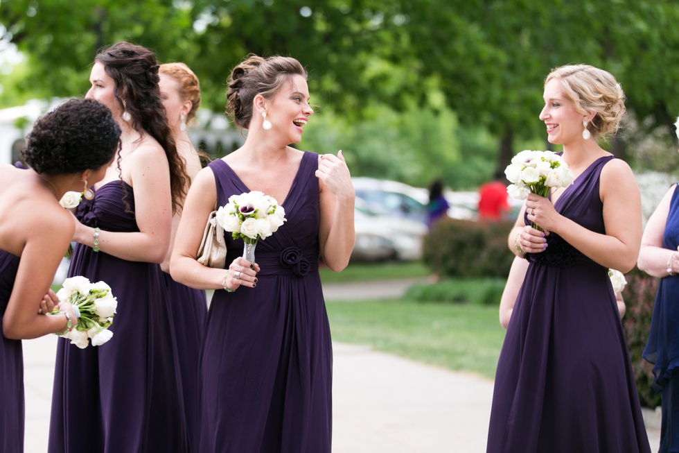 Philadelphia Museum of Art Garden Bridesmaids