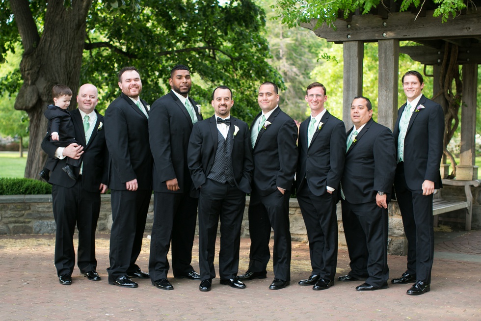 Philadelphia Museum of Art Garden Wedding Party