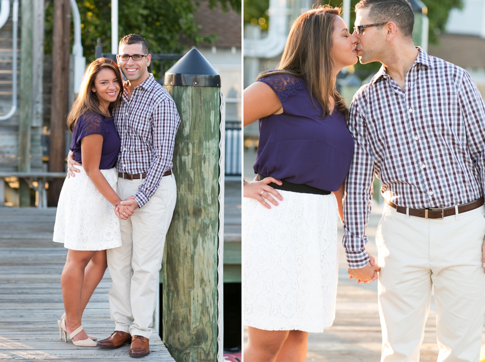 Annapolis City Dock Lifestyle Engagement Photographers