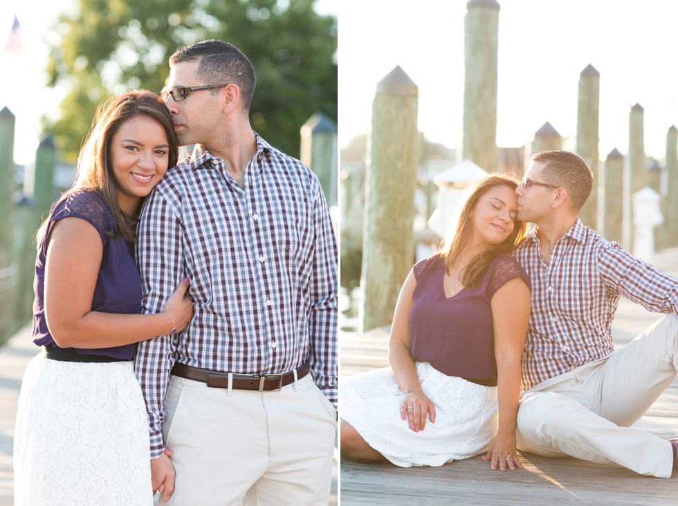 Annapolis City Dock Lifestyle Engagement Photographers