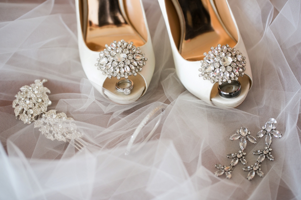 Badgley Mischka Bridal wedding shoe photographer