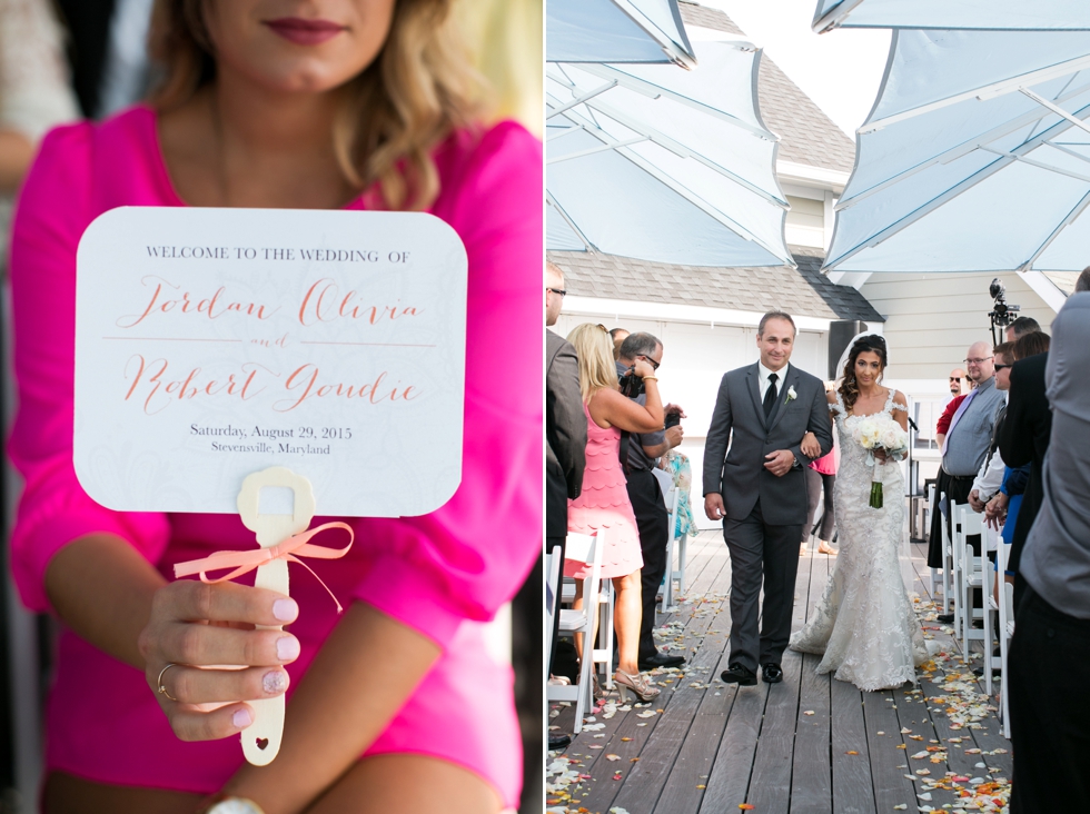 Chesapeake Bay Beach Club Rooftop Ceremony