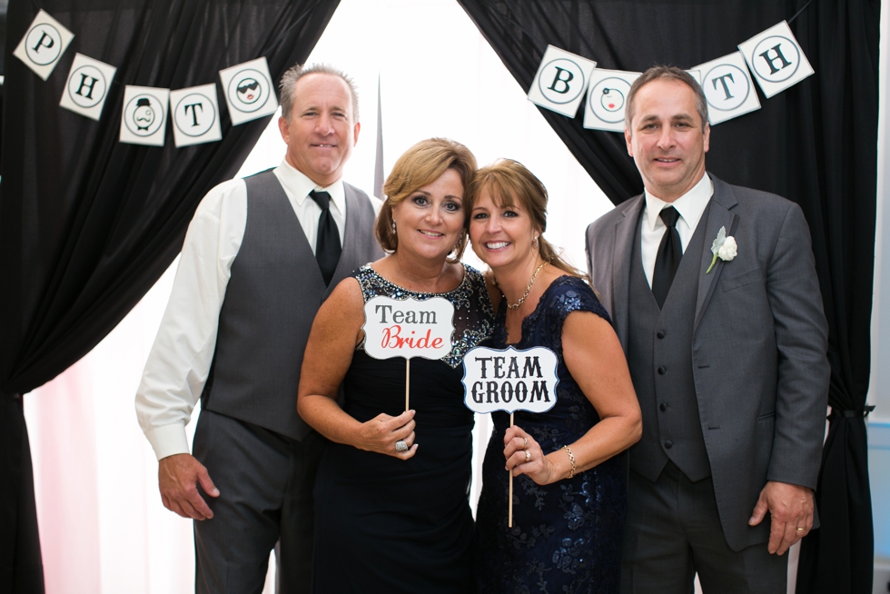 Chesapeake Bay wedding Reception - Bow Tie Booths