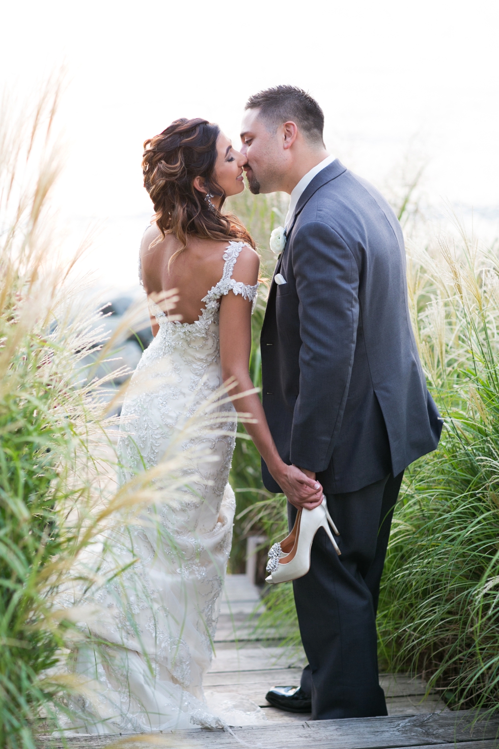 Chesapeake Bay Beach Club sunset wedding photography