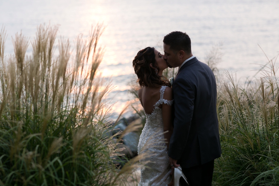 Chesapeake Bay Beach Club sunset wedding photography