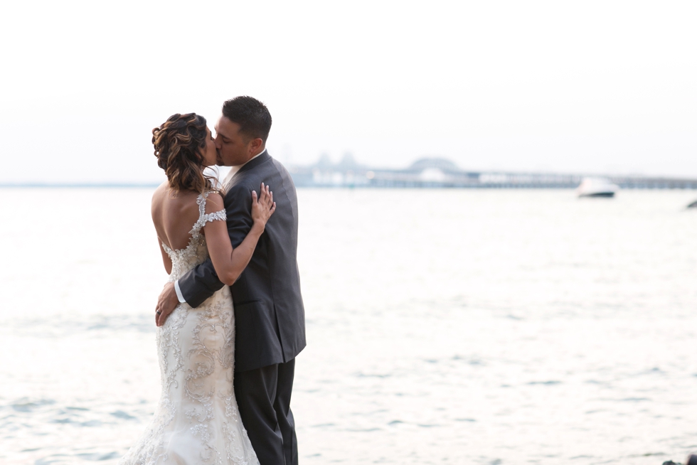 Chesapeake Bay Beach Club sunset wedding photography