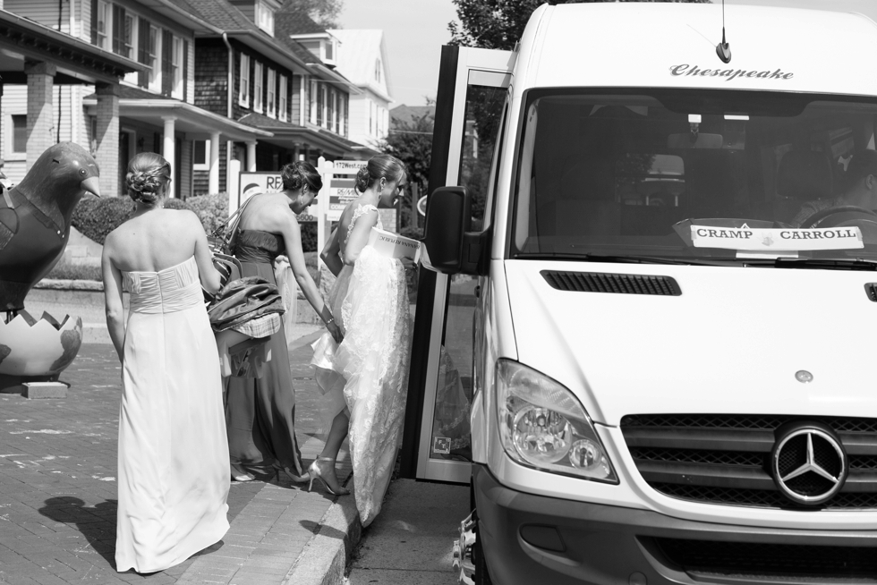 Annapolis Bridal getting ready - Chesapeake Charter