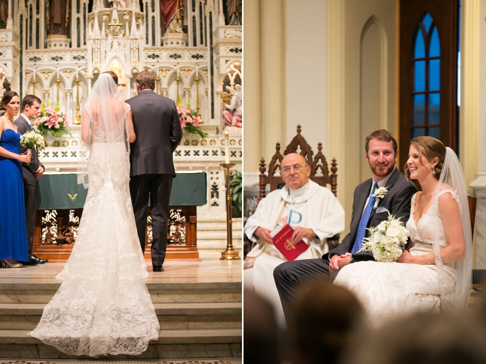 Annapolis Wedding Catholic Church Ceremony - St Marys