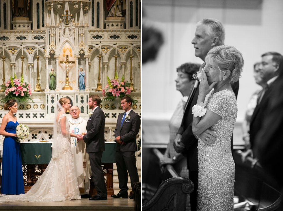 Annapolis Wedding Catholic Church Ceremony - St Marys