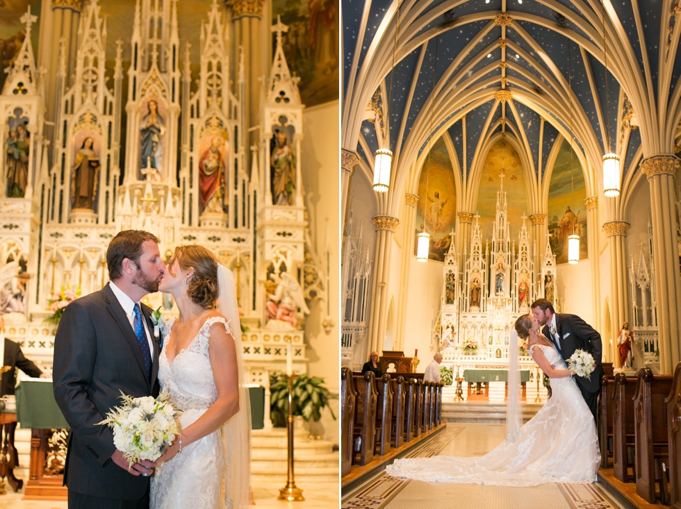 Annapolis Wedding Catholic Church Ceremony - St Marys