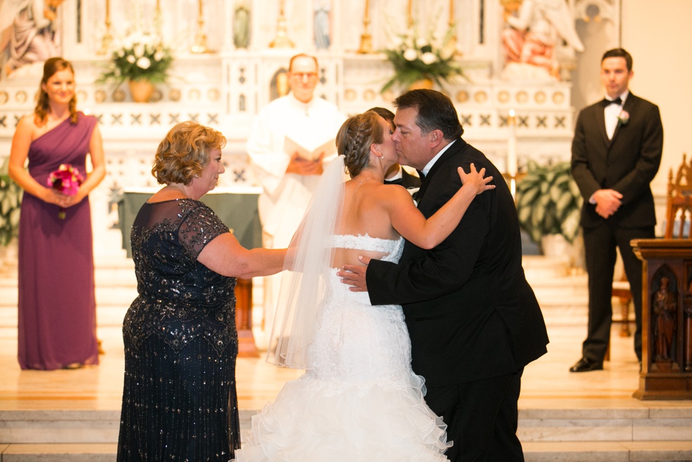 Loews rainy day wedding ceremony