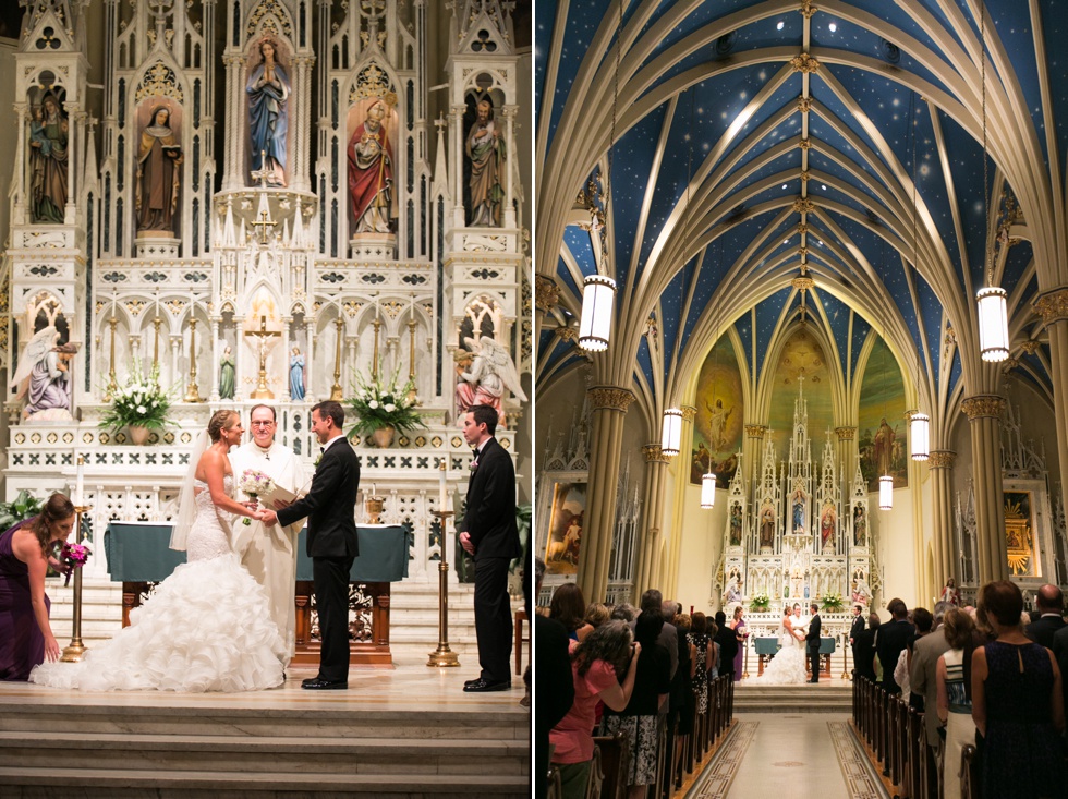 Loews rainy day wedding ceremony