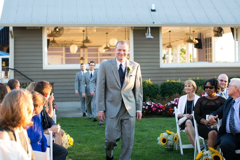 Waterfront sunset Wedding Ceremony - Beach House