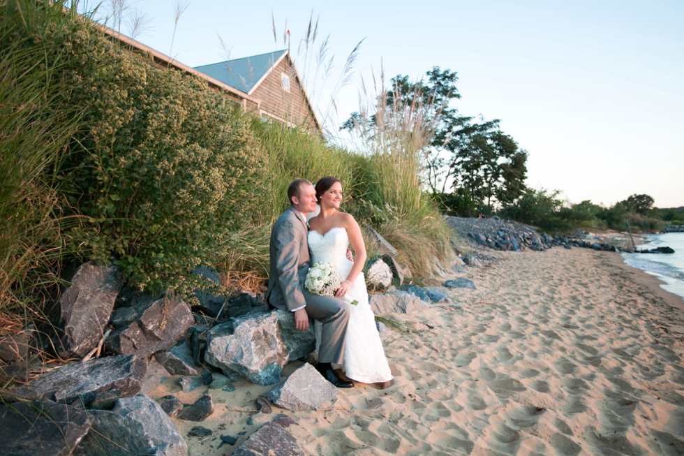 Sunset Wedding Photographer - Chesapeake Bay Beach Club