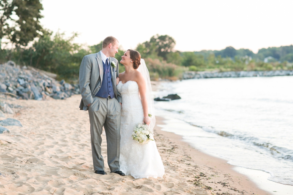 Sunset Wedding Photographer - Chesapeake Bay Beach Club