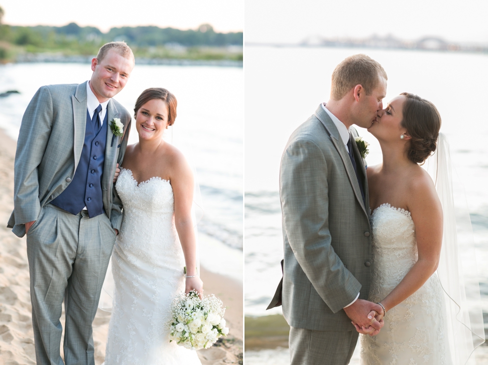 Eastern Shore Sunset Wedding Photographs