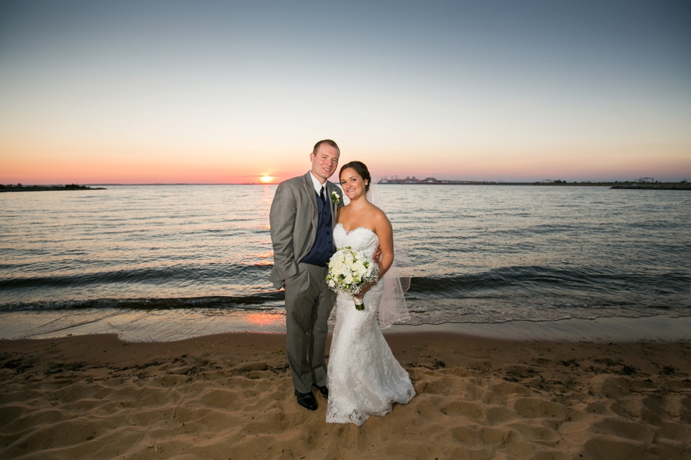 Eastern Shore Sunset Wedding Photographs